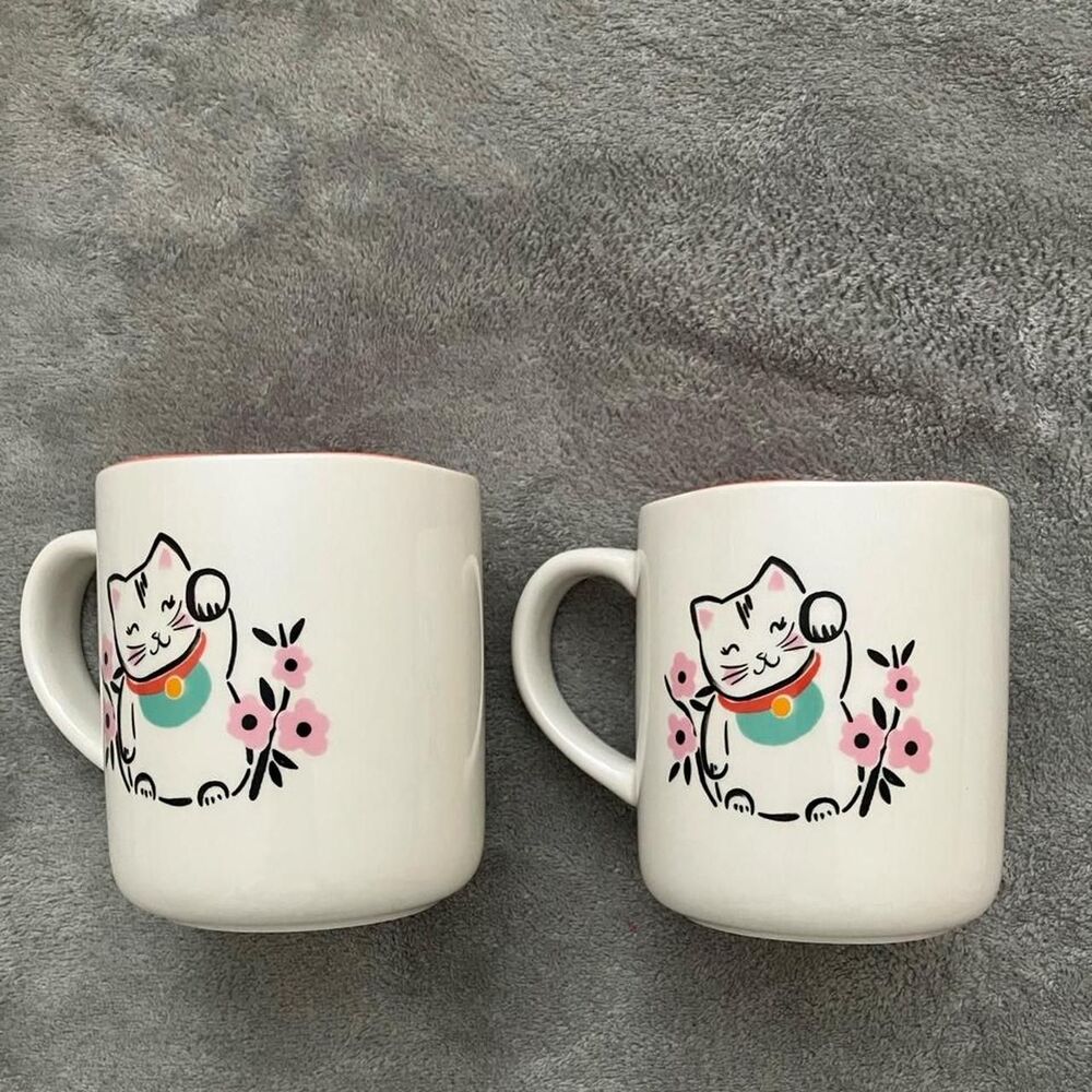 16 oz. Lucky Cat (Maneki Neko) Mugs - Picture 4 of 4